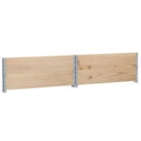 Palletopzetranden 2 st 100x100 cm massief grenenhout - thumbnail