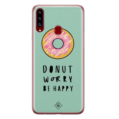 Samsung Galaxy A20s siliconen hoesje - Donut worry