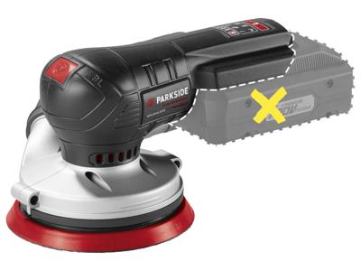 PARKSIDE PERFORMANCE Accu-vlakschuurmachine of -excentrische schuurmachine 20 V zonder accu en lader (20V accu-excentrische schuurmachine)