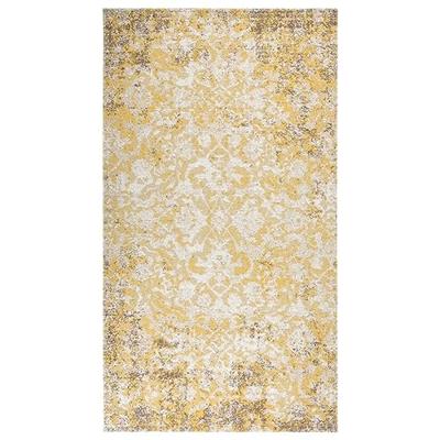 VidaXL Buitenkleed platgeweven 115x170 cm geel