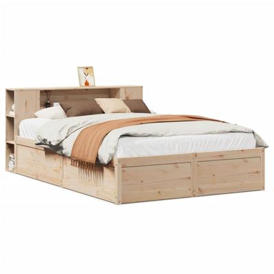 Bedframe zonder matras massief grenenhout 200x200 cm