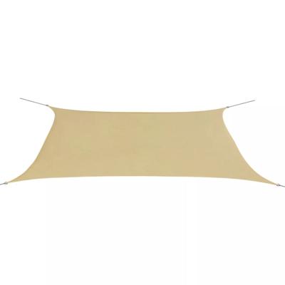 VidaXL Zonnescherm rechthoekig 4x6 m oxford stof beige