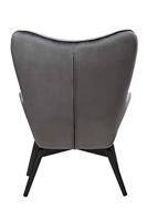 Artistiq Fauteuil 'Anderson', Velvet, kleur Grijs - thumbnail