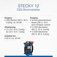 AS Schwabe Stecky 12 60962 CEE-stroomverdeler 400 V 32 A - thumbnail