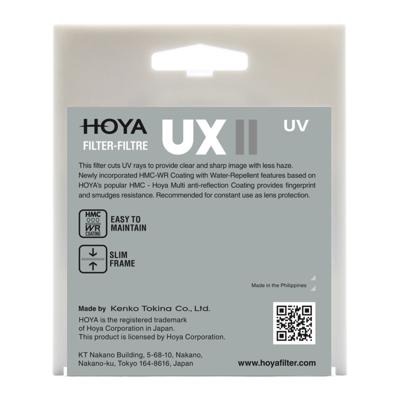 Hoya UV Filter - UX II serie - 77mm Hoya UV Filter - UX II serie - 77mm