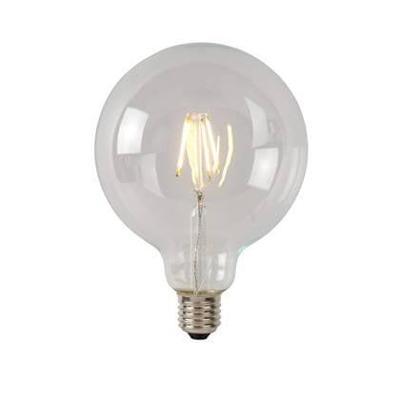 Lucide G125 Class B - Filament lamp - Ø 12,5 cm - LED Dimb. - E27 - 1x7W 2700K - Transparant