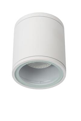 Lucide AVEN - Plafondspot Badkamer - Ø 9 cm - 1xGU10 - IP65 - Wit