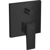 Hansgrohe Metropol ééngreeps badmengkraan afbouwdeel met rechte greep, mat zwart - thumbnail