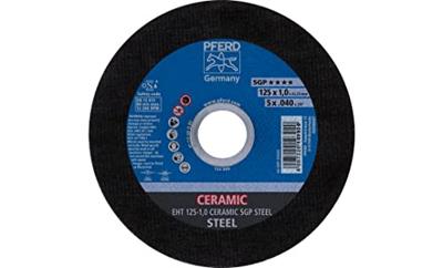 PFERD TOOLS CERAMIC SGP STEEL 61312510 Doorslijpschijf recht 125 mm 25 stuk(s) Staal