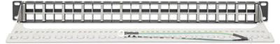 Intellinet 48-Port Patchpanel geschirmt und unbestückt 1 HE schwarz für Keystone-Jacks Patchpaneel 483 mm (19) Zonder connectoren 1 HE Zwart Niet ingericht