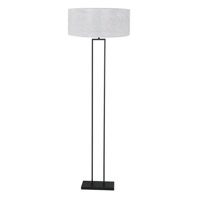 Steinhauer Vloerlamp 160cmStang witte kap met motief - 3850ZW