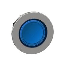 Schneider Electric ZB4FA68 ZB4FA68 Plat, Terugstelbaar (Ø) 30.5 mm Chroom, Blauw 1 stuk(s) - thumbnail