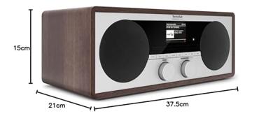 TechniSat Digitradio 451 CD IR Hybride radio Bruin - thumbnail
