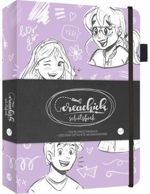 Schetsboek CreaChick Lilac