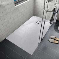 Douchebak BWS Naxos SMC 120x80 cm Stone-look Mat Wit - thumbnail