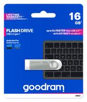 Goodram USB UNO3-0160S0R11 USB flash drive 16 GB USB Type-A 3.2 Gen 1 (3.1 Gen 1) Zilver - thumbnail