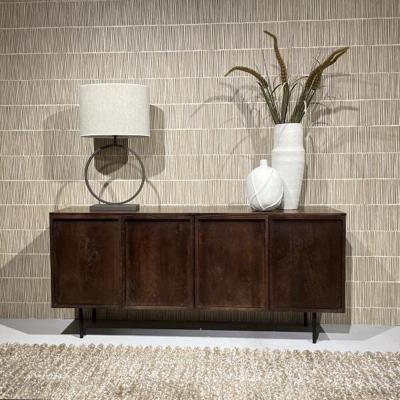 Livingfurn Dressoir 'Elan Brown' Mangohout, 180cm Livingfurn Dressoir 'Elan Brown' Mangohout, 180cm