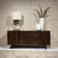 Livingfurn Dressoir 'Elan Brown' Mangohout, 180cm - thumbnail