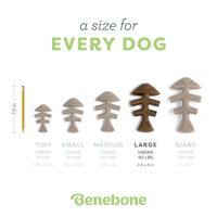Benebone Fishbone nylon kauwspeelgoed hond (zalmsmaak) L - thumbnail