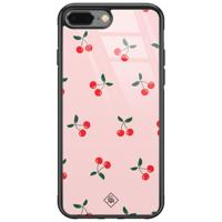 iPhone 8 Plus/7 Plus glazen hardcase - Kersjes - thumbnail