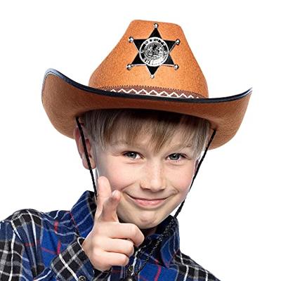 Kinderhoed Butch Sheriff junior bruin - thumbnail