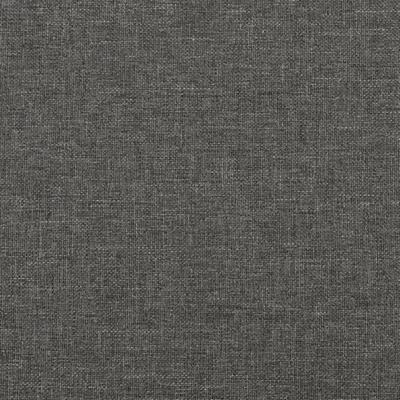Boxspring met matras stof donkergrijs 120x200 cm - thumbnail