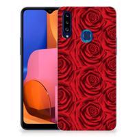 Samsung Galaxy A20s | TPU Case | Red Roses - thumbnail