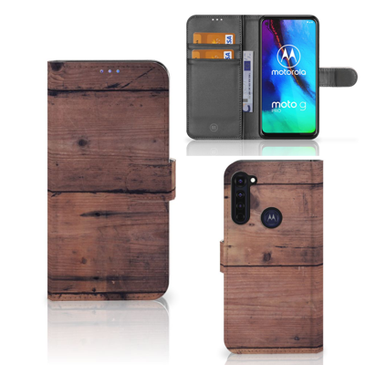 Motorola Moto G Pro | Book Style Case | Old Wood
