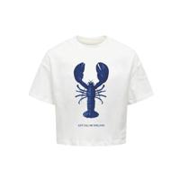 Kids ONLY zomer top S/S meisjes - print - wit - Kogkelly - thumbnail