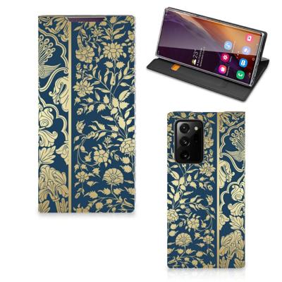 Samsung Galaxy Note 20 Ultra Smart Cover Beige Flowers Samsung Galaxy Note 20 Ultra Smart Cover Beige Flowers