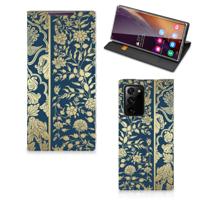Samsung Galaxy Note 20 Ultra Smart Cover Beige Flowers - thumbnail