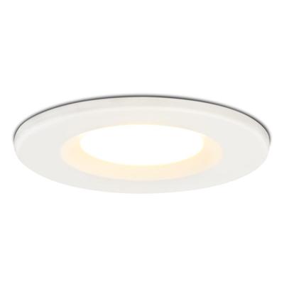 Venezia LED inbouwspot - 6 Watt 650 lumen - 2700K warm wit - Dimbaar - Rond - IP65 waterdicht - Wit - Voor binnen buiten en badkamer Venezia LED inbouwspot - 6 Watt 650 lumen - 2700K warm wit - Dimbaar - Rond - IP65 waterdicht - Wit - Voor binnen buiten en badkamer