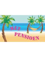 Vlag Pensioen - 90x150cm - thumbnail