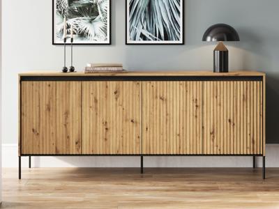 Dressoir TRAINING 4 deuren artisan eik Dressoir TRAINING 4 deuren artisan eik