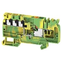 Weidmüller 2464740000 Verdeler-serieklem 8.1 mm Push-In-klem Groen, Geel 20 stuk(s) - thumbnail