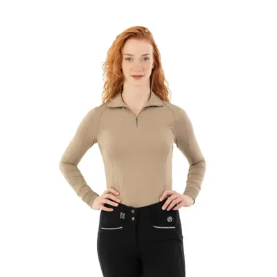 Anky LS Polo Shirt beige maat:s