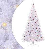 Kunstkerstboom met 300 LED Wit 240 cm PVC en staal - thumbnail