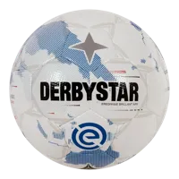 Derbystar Eredivisie Brillant Voetbal Maat 5 2025-2026 Wit Lichtblauw Zwart - thumbnail