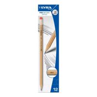 Grafietpotlood lyra pro natura office hb 12 stuks - thumbnail