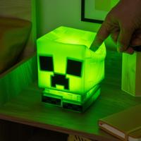 Minecraft Squishy Glo Silicon Light Creeper 15 cm - thumbnail