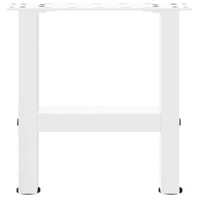 Salontafelpoten 2 st 30x(30-31) cm staal wit