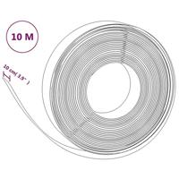 VidaXL Tuinbegrenzing 10 m 10 cm polyetheen zwart - thumbnail