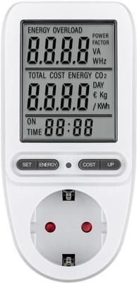 Goobay digitale energiekostenmeter pro meetapparaat (wit)