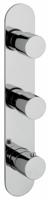 Hotbath Buddy thermostaat inbouw met 2 stopkranen verticaal chroom B066CR - thumbnail