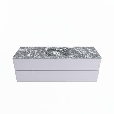 MONDIAZ VICA-DLUX 150cm badmeubel onderkast Cale 2 lades. Inbouw wastafel CLOUD midden 1 kraangat, kleur Lava. MONDIAZ VICA-DLUX 150cm badmeubel onderkast Cale 2 lades. Inbouw wastafel CLOUD midden 1 kraangat, kleur Lava.