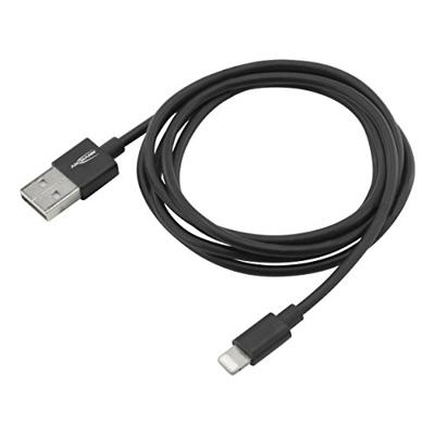 Ansmann USB-kabel USB-A stekker, Apple Lightning stekker 1.20 m Zwart Aluminium-stekker, TPE-mantel, Stekker past op beide manieren 1700-0078