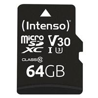 Intenso Professional microSDXC-kaart 64 GB Class 10, UHS-I Incl. SD-adapter - thumbnail