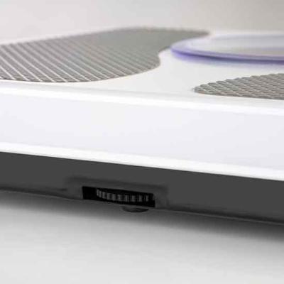 Korona Louis Analoge personenweegschaal Weegbereik (max.): 130 kg Wit, Grijs