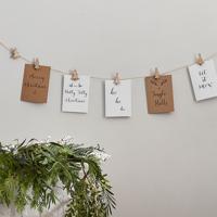 Slinger kerstkaarten kerstbomen hout Nordic Noel Ginger Ray - thumbnail