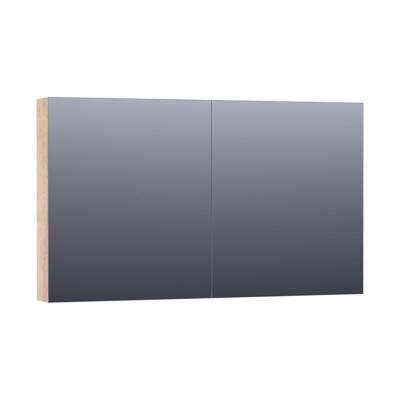 Brauer Impress Deluxe Spiegelkast - 120 cm - met interne en externe Verlichting - 2 Dubbelzijdige Spiegeldeuren - Sunlit